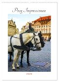 Prag Impressionen (Wandkalender 2024 DIN A2 hoch), CALVENDO Monatskalender - Julia Wankmüller