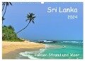 Sri Lanka, Palmen, Strand und Meer (Wandkalender 2024 DIN A3 quer), CALVENDO Monatskalender - Herbert Böck