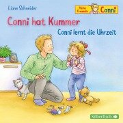 Cover-Bild zum Titel 'Conni hat Kummer / Conni lernt die Uhrzeit (Meine Freundin Conni - ab 3)' von 'Liane Schneider'