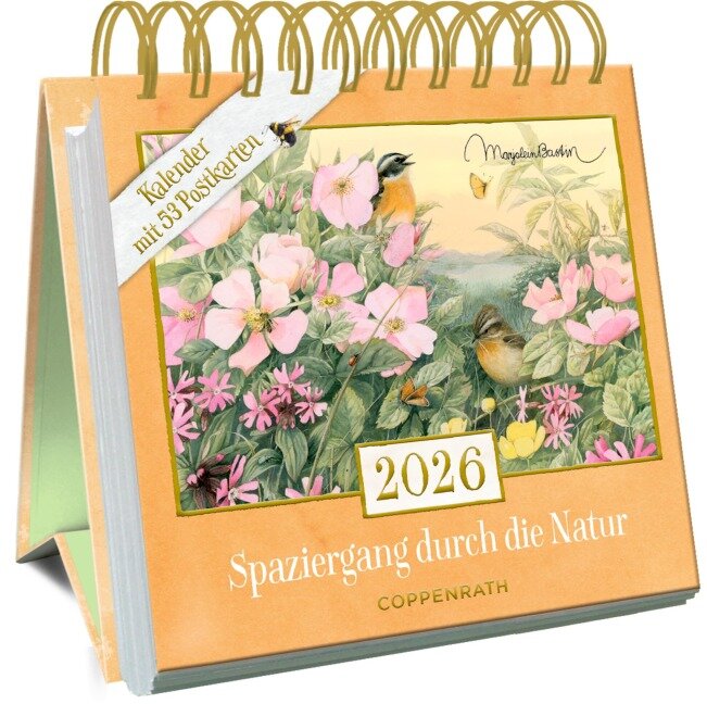 Kalender mit 53 Postkarten 2026 - Spaziergang durch die Natur - 