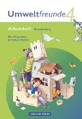 Umweltfreunde 4. Schuljahr. Arbeitsheft Brandenburg - Gerhild Schenk, Rolf Leimbach, Christine Köller, Inge Koch, Silvia Ehrich