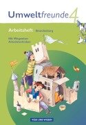 Umweltfreunde 4. Schuljahr. Arbeitsheft Brandenburg - Gerhild Schenk, Rolf Leimbach, Christine Köller, Inge Koch, Silvia Ehrich