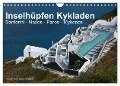 Inselhüpfen Kykladen Santorini - Naxos - Paros - Mykonos (Wandkalender 2024 DIN A4 quer), CALVENDO Monatskalender - Günter Franz Müller Fotografie