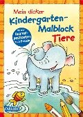 Mein dicker Kindergarten-Malblock Tiere - 