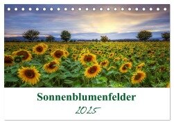 Sonnenblumenfelder (Tischkalender 2025 DIN A5 quer), CALVENDO Monatskalender - Gierok, Steffen Magic Artist Design