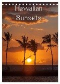 Hawaiian Sunsets (Tischkalender 2024 DIN A5 hoch), CALVENDO Monatskalender - Rolf-Dieter Hitzbleck