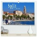 Split Metropole Dalmatiens (hochwertiger Premium Wandkalender 2025 DIN A2 quer), Kunstdruck in Hochglanz - LianeM LianeM