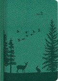 Buchkalender Nature Line Forest 2025 - Taschen-Kalender A5 - 1 Tag 1 Seite - 416 Seiten - Umwelt-Kalender - mit Hardcover - Alpha Edition - 