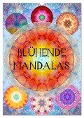 Blühende Mandalas (Wandkalender 2024 DIN A3 hoch), CALVENDO Monatskalender - Alaya Gadeh