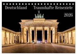 Deutschland - Traumhafte Reiseziele (Tischkalender 2026 DIN A5 quer), CALVENDO Monatskalender - Uwe Herzog