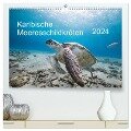 Karibische Meeresschildkröten (hochwertiger Premium Wandkalender 2024 DIN A2 quer), Kunstdruck in Hochglanz - Yvonne Tilo Kühnast - naturepics