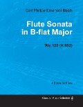 Flute Sonata in B-flat Major Wq.125 (H.552) - For Flute - Carl Philipp Emanuel Bach