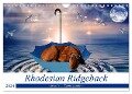 Rhodesian Ridgeback - kreativ in Szene gesetzt - (Wandkalender 2024 DIN A4 quer), CALVENDO Monatskalender - Dagmar Behrens