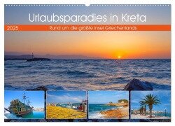 Urlaubsparadies in Kreta (Wandkalender 2025 DIN A2 quer), CALVENDO Monatskalender - Christa Kramer