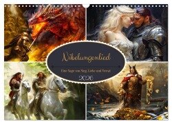 Nibelungenlied - Eine Sage von Sieg, Liebe und Verrat (Wandkalender 2026 DIN A3 quer), CALVENDO Monatskalender - Anja Frost