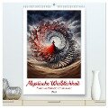 Mystische Weiblichkeit - Frauen in abstrakter Droste-Kunst (hochwertiger Premium Wandkalender 2025 DIN A2 hoch), Kunstdruck in Hochglanz - Fotodesign Verena Scholze