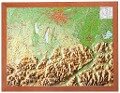 Cover-Bild zum Titel 'Relief Bayerisches Oberland 1:400.000 mit Holzrahmen' von 'André Markgraf, Mario Engelhardt'