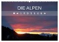 DIE ALPEN - Weitblicke (Wandkalender 2024 DIN A2 quer), CALVENDO Monatskalender - Christine Hutterer
