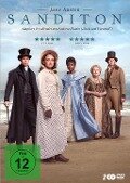 Cover-Bild zum Titel 'Sanditon' von 'Andrew Davies, Jane Austen, Justin Young, Harriet Creelman, Andrea Gibb'
