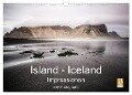Island - Iceland Impressionen (Wandkalender 2025 DIN A3 quer), CALVENDO Monatskalender - Silly Photography