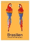 Brasilien - Amazonien bis Iguaçu (Tischkalender 2025 DIN A5 hoch), CALVENDO Monatskalender - Rudolf Blank