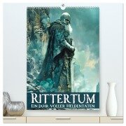 Rittertum - ein Jahr voller Heldentaten (hochwertiger Premium Wandkalender 2025 DIN A2 hoch), Kunstdruck in Hochglanz - Val Thoermer