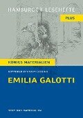 Emilia Galotti von Gotthold Ephraim Lessing: Ein Trauerspiel in fünf Aufzügen (Textausgabe) - Gotthold Ephraim Lessing