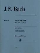 Cover-Bild zum Titel 'Bach, Johann Sebastian - Sechs Partiten BWV 825-830' von 'Johann Sebastian Bach'
