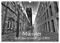 Münster in schwarz-weiß gesehen (Wandkalender 2024 DIN A3 quer), CALVENDO Monatskalender - Paul Michalzik