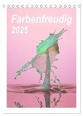 Farbenfreudig (Tischkalender 2025 DIN A5 hoch), CALVENDO Monatskalender - Anna Kropf