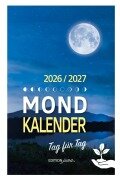 Cover-Bild zum Titel 'Mondkalender 2026 Tag für Tag' von 'Alexa Himberg, Jörg Roderich'