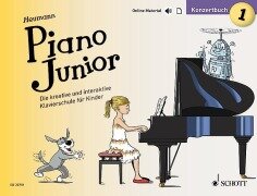 Cover-Bild zum Titel 'Piano Junior: Konzertbuch 1' von 'Hans-Günter Heumann'