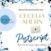 Cover-Bild zum Titel 'Postscript - Was ich dir noch sagen möchte' von 'Cecelia Ahern'