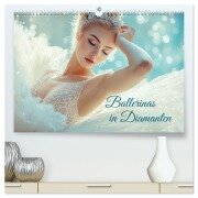 Ballerinas in Diamanten (hochwertiger Premium Wandkalender 2026 DIN A2 quer), Kunstdruck in Hochglanz - Ally Bee