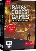 Cover-Bild zum Titel 'Rätsel, Codes und Games - Die XXL Mathe-Challenge für die 7. und 8. Klasse' von 'Arnaud Durand, Julien Durand, Olivier Lefebvre, Jean-Baptiste Civet'