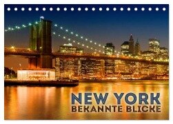 NEW YORK Bekannte Blicke (Tischkalender 2025 DIN A5 quer), CALVENDO Monatskalender - Melanie Viola