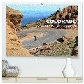 Colorado - Höhenrausch mit dem Rennrad (hochwertiger Premium Wandkalender 2024 DIN A2 quer), Kunstdruck in Hochglanz - Matthias Rotter
