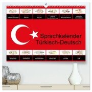 Sprachkalender Türkisch-Deutsch (hochwertiger Premium Wandkalender 2026 DIN A2 quer), Kunstdruck in Hochglanz - Claus Liepke