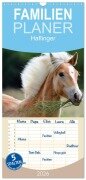 Cover-Bild zum Titel 'Familienplaner 2026 - Haflinger mit 5 Spalten (Wandkalender, 21 x 45 cm) CALVENDO' von 'Nicole Noack'