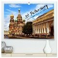 St. Petersburg (hochwertiger Premium Wandkalender 2024 DIN A2 quer), Kunstdruck in Hochglanz - Patrick Le Plat