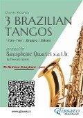 Baritone Sax: 3 Brazilian Tangos for Saxophone Quartet - Ernesto Nazareth, a cura di Francesco Leone