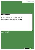 "Der Prozess" von Franz Kafka - Inhaltsangabe und Erläuterung - Helen Lorentz