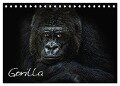 Gorilla (Tischkalender 2024 DIN A5 quer), CALVENDO Monatskalender - Joachim Pinkawa Jo. PinX