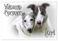 Windhund Portrait 2024 White Edition (Wandkalender 2024 DIN A3 quer), CALVENDO Monatskalender - Andrea Redecker
