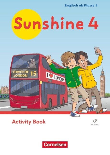 Sunshine - Englisch ab Klasse 3 - Ausgabe 2023 - 4. Schuljahr. Activity Book - Mit Audios (Webcode) - 
