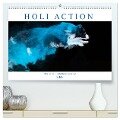 Holi Action (hochwertiger Premium Wandkalender 2025 DIN A2 quer), Kunstdruck in Hochglanz - Fotodesign Verena Scholze