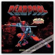 Cover-Bild zum Titel 'Deadpool - Offizieller Kalender 2026' von 'Danilo Promotion Ltd'