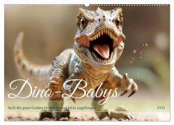 Dino-Babys (Wandkalender 2026 DIN A2 quer), CALVENDO Monatskalender - Daniela Tapper