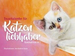 Cover-Bild zum Titel 'Dauerkalender für Katzenliebhaber' von 'Ann-Kathrin Busse'