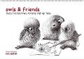 owls & friends Immerwährender Kalender (Wandkalender immerwährend DIN A2 quer) - Stefan Kahlhammer